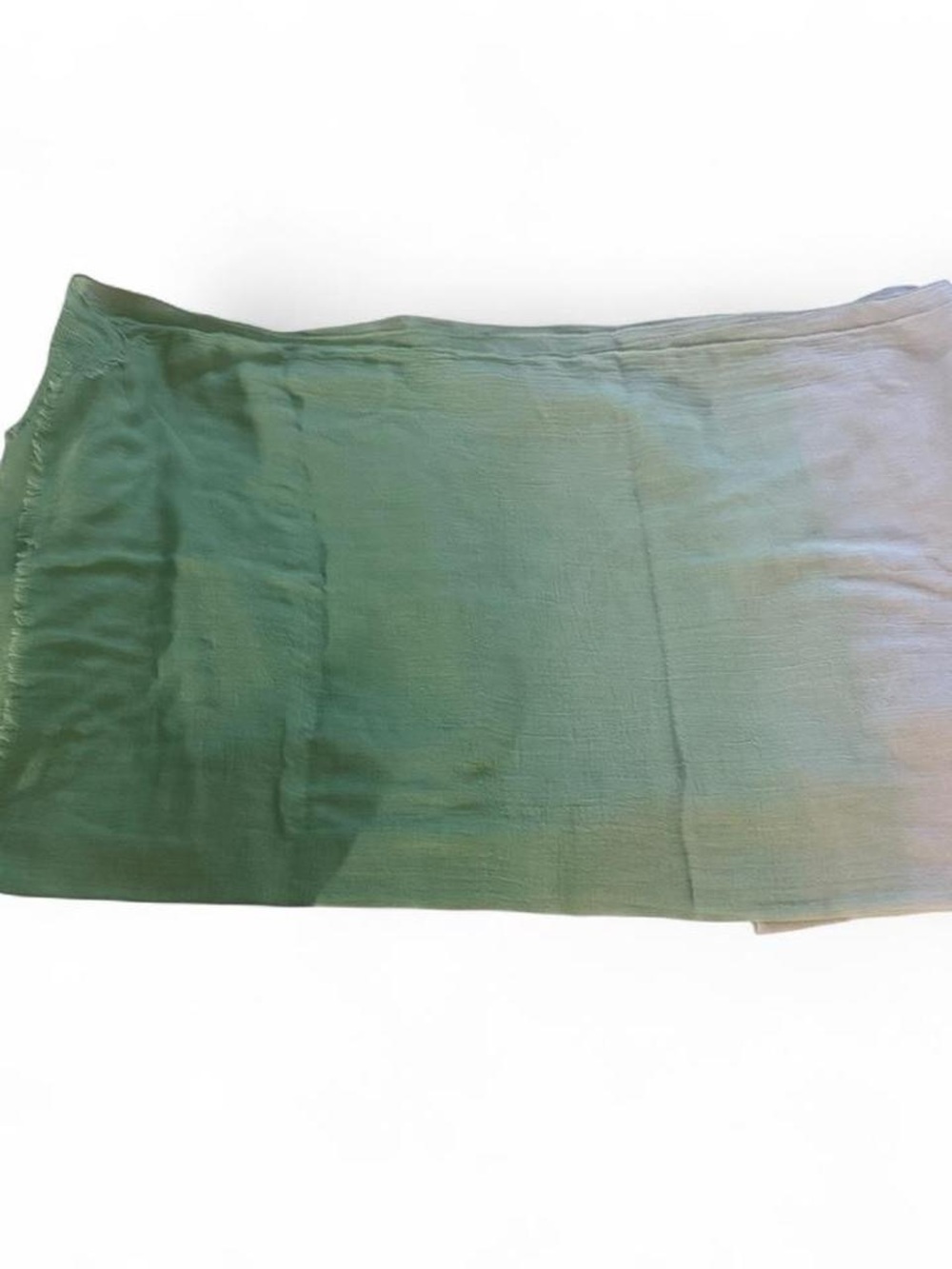 Women's Green/White Ombré Head/Neck Scarf